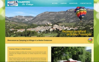 Camping Le Village à La Motte Chalancon